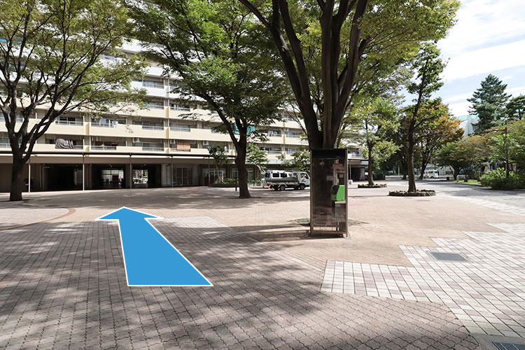 ④矢印の方へ進みます